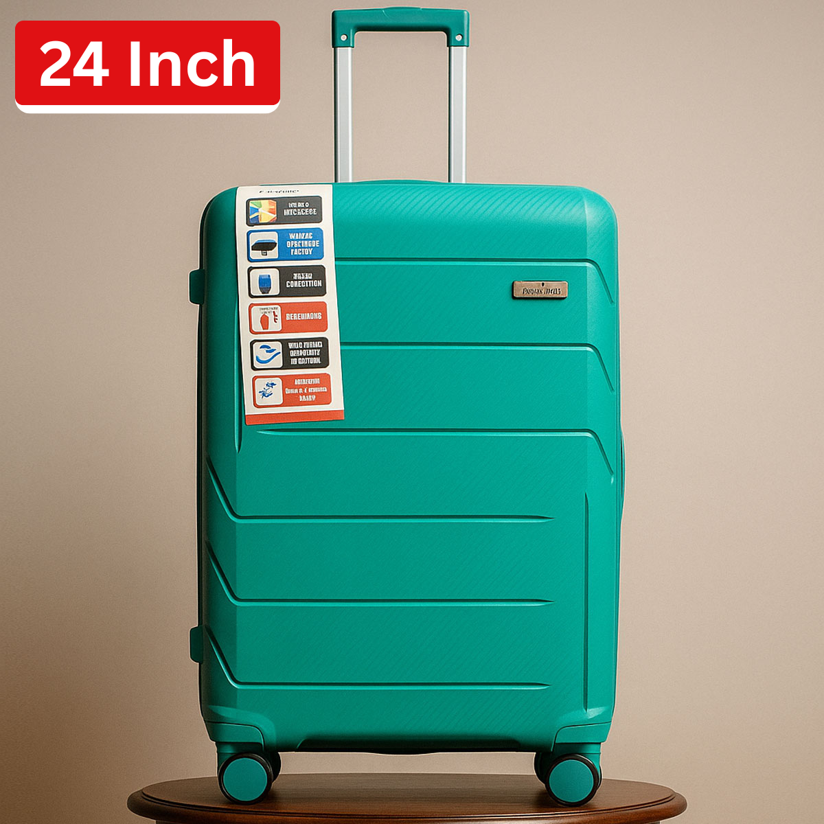 Di0032 Selecter Lightweight Hard-Shell Cabin Luggage Bag (Size-24 Inch) -with 360° Spinner Wheels (Copy)
