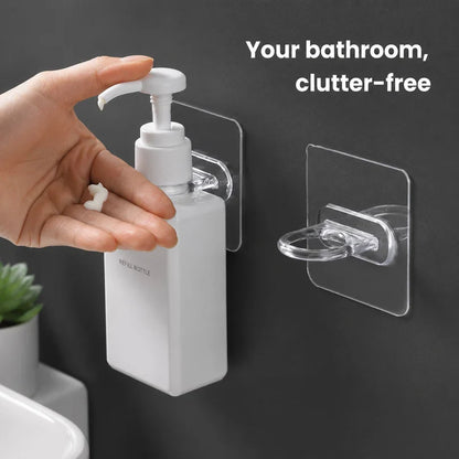 23478 Transparent Adhesive Multipurpose Wall Hook – 1 Pc