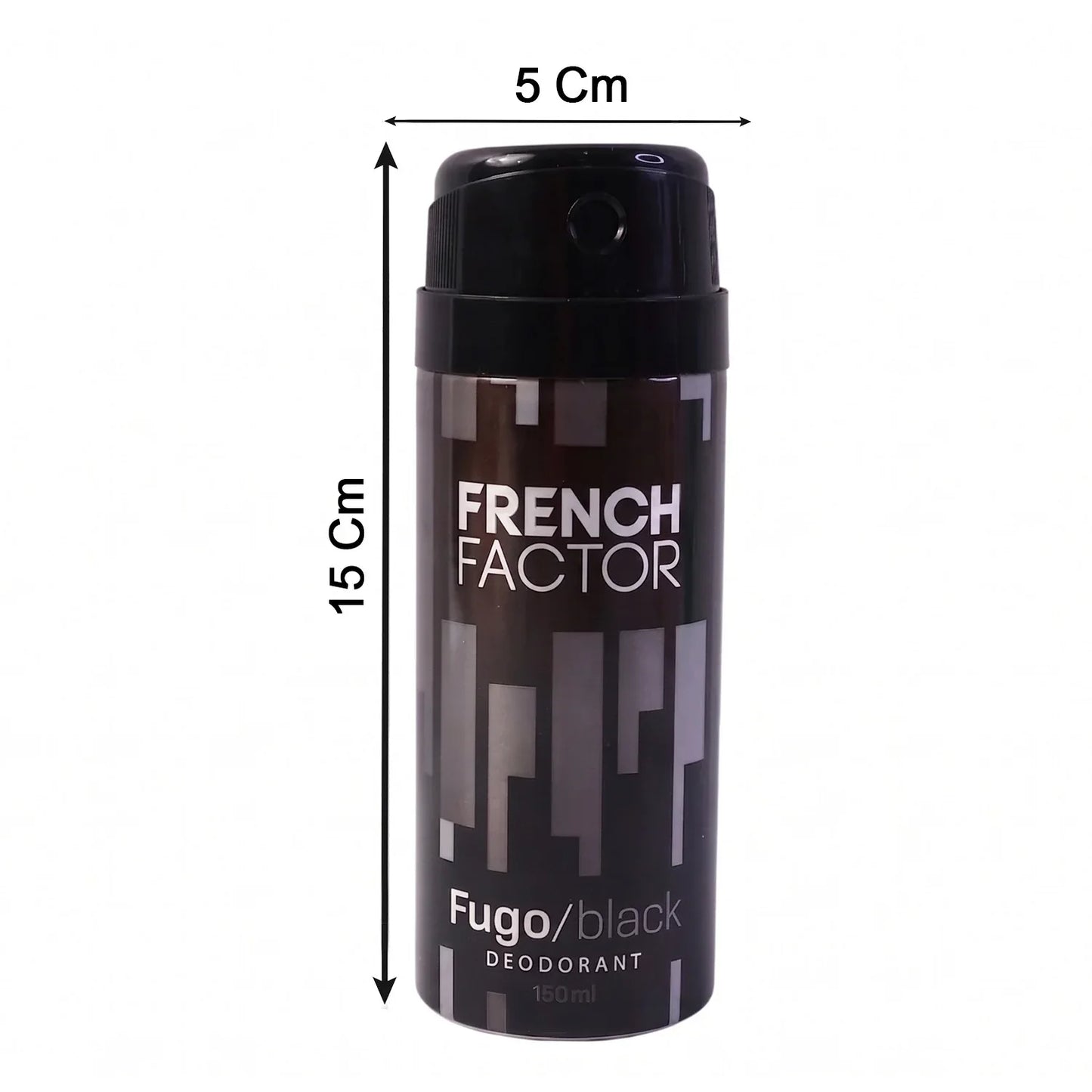 23711 French Factor Fugo Black Deodorant Body Spray (1 Pc, 150 ML)