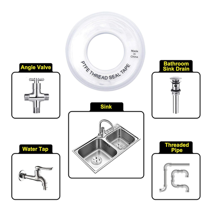 AM6320 M-seal P.T.F.E Thread Seal Tape - 12x4mm