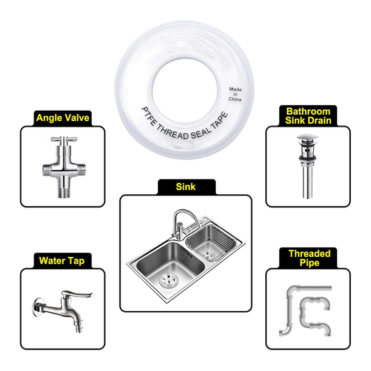 AM6320 M-seal P.T.F.E Thread Seal Tape - 12x4mm