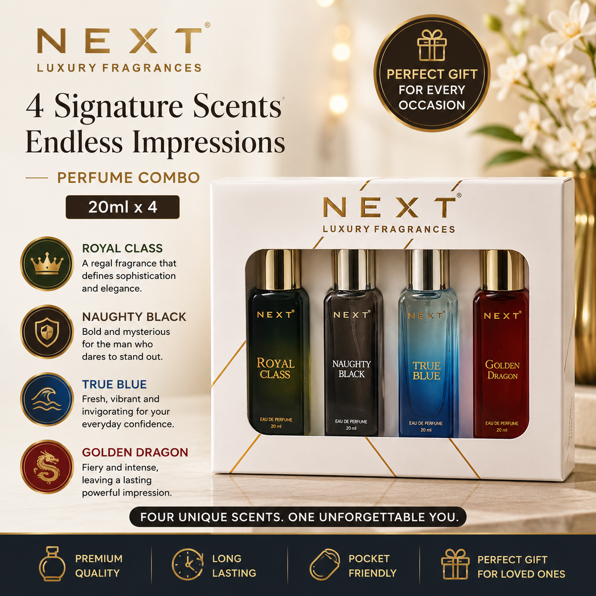 AM6899 Next luxury perfume combo 20ml