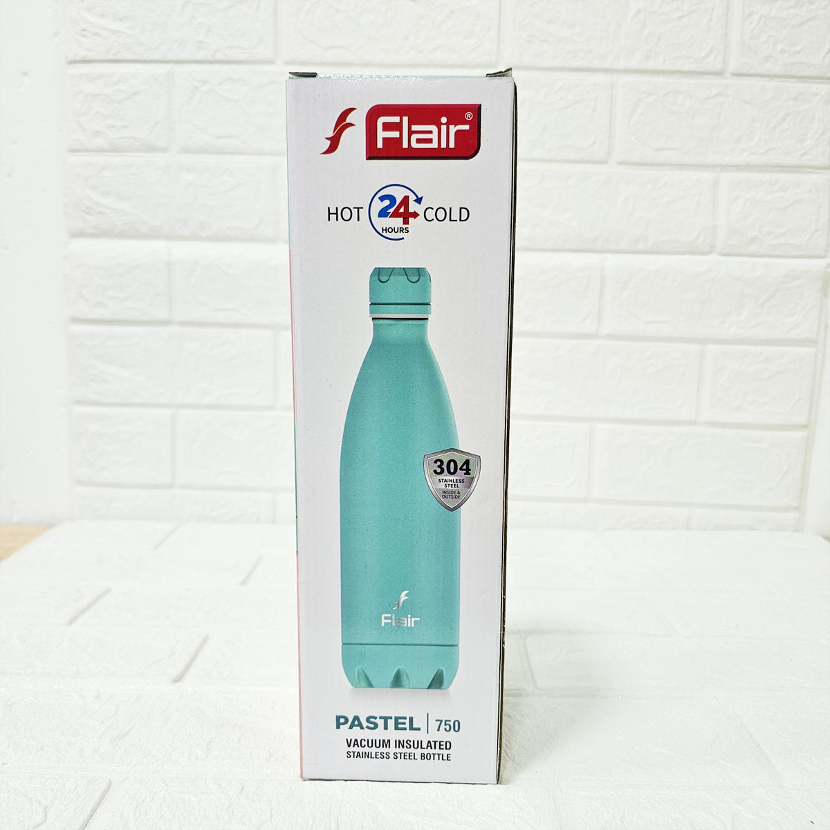 Di0026 Flair Pastel Vacuum Insulated Stainless Steel Bottle – 750ml