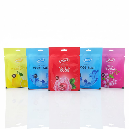 AM6703 Mix Flavors Maxs Gel Pocket Air Freshner (10g) - Pack Of 1