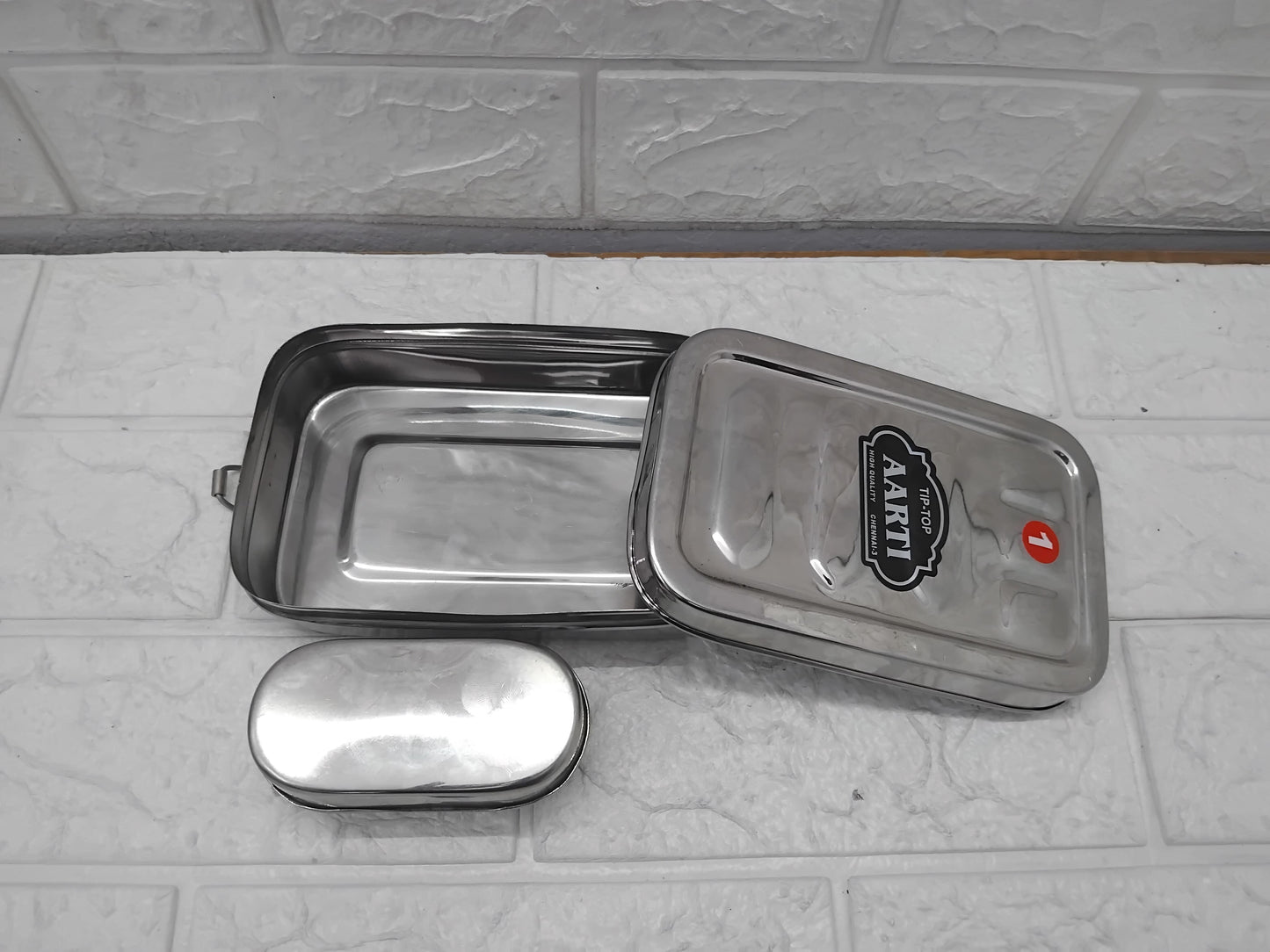 AM3554 Rectangle Lunch Box No.01 Leak-Proof With Small Container