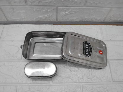 AM3554 Rectangle Lunch Box No.01 Leak-Proof With Small Container