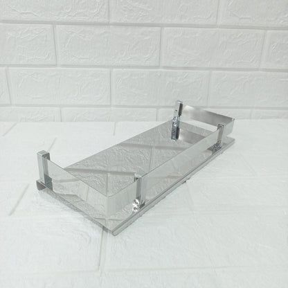 AM6058 Stainless Steel Bathroom Shelf (12x5 Inch) - Wall-Mounted Bath Accessories Holder