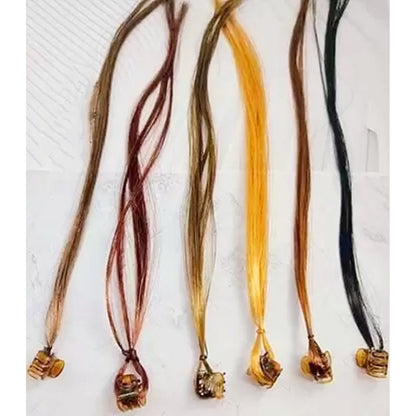 AM1122 Hair Extensions hair strings with clips -13inch-6clip