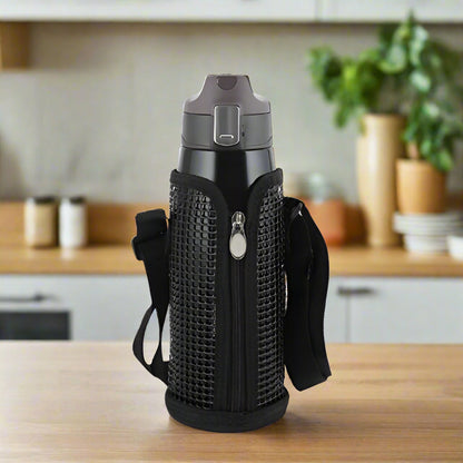 AM5136 Handlebar Drink Cup & Water Bottle Holder Bag Waterproof Fabric Draw Design