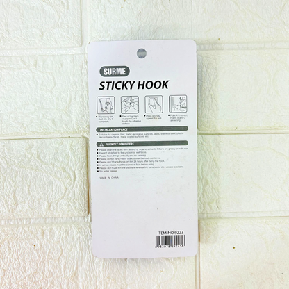 AM6360 Mix Fruit Design Heavy Duty Sticky Hooks (Pack of 6)