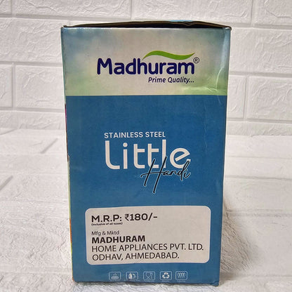 AM6006 Madhuram Stainless Steel Little Handi with Lid – Premium Quality Cookware