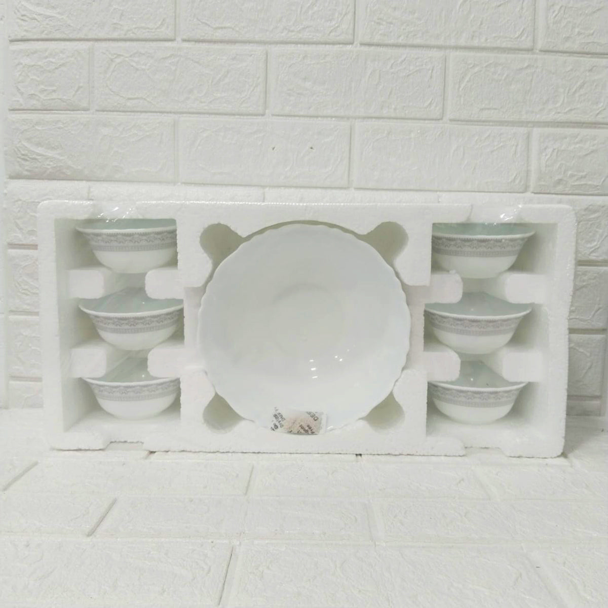 Di0229 Cello Crockery Imperial Plus Dessert Set – 7 Pcs (Oxford Design)