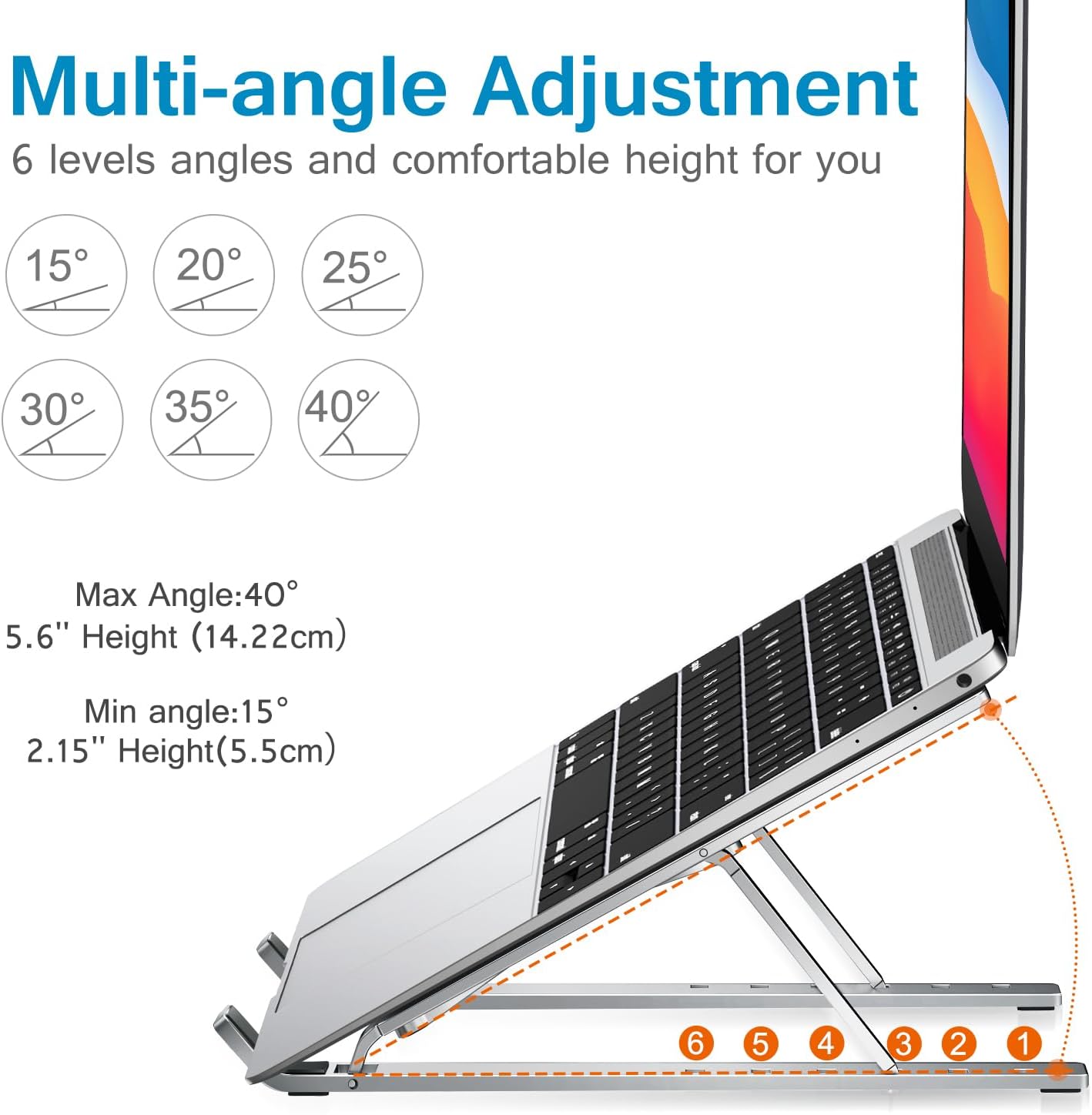 12874 Portable Laptop Stand for Desk