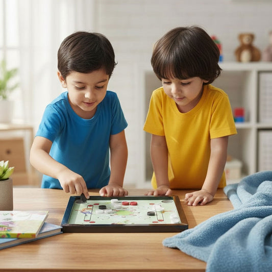 AM6455 Small Plastic Carrom Board for Kids