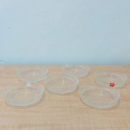 AM5977 Shine max Glass Plate (Multidesign) Set of 6pc -340ml
