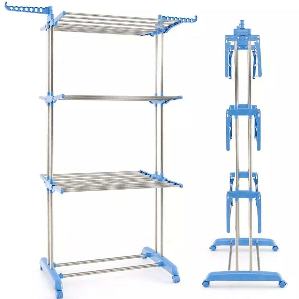 AM0781 KVT Cloth Drying Stand Stainless Steel