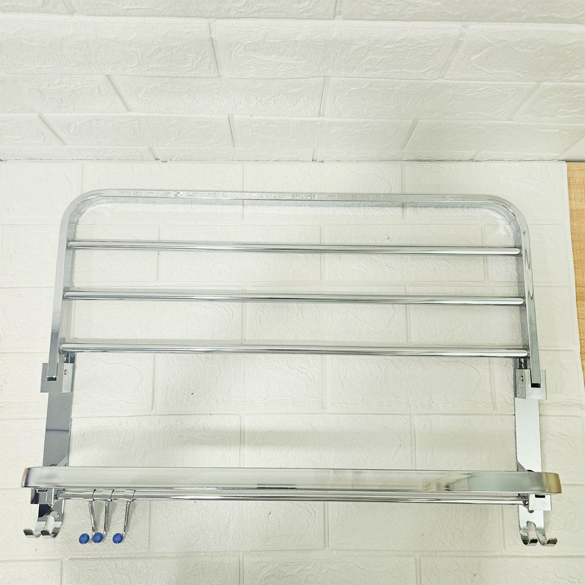 0314 Bathroom Accessories Stainless Steel Folding Towel Rack [24 inch]