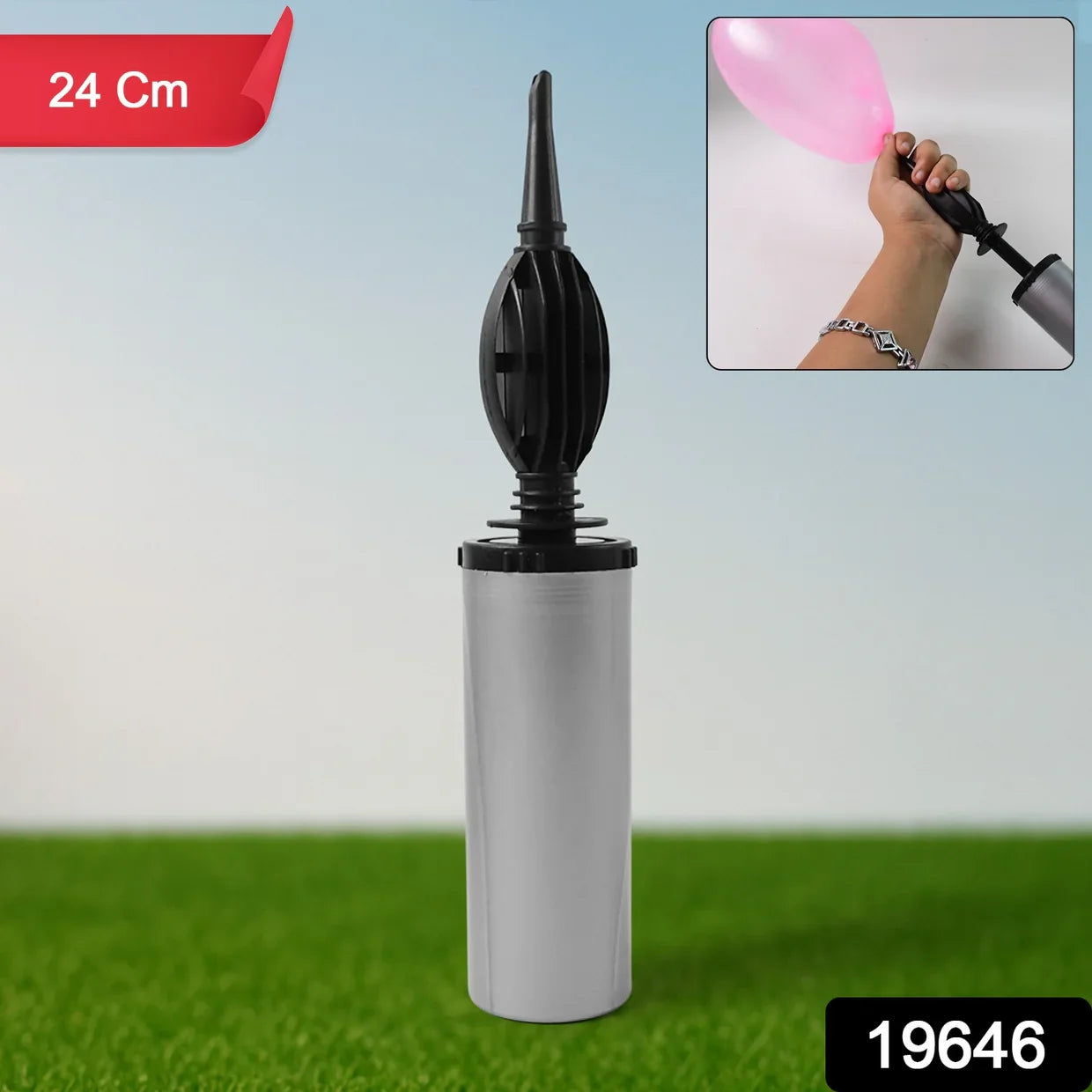 19646 Hand Balloon Pump (24 Cm / 1 Pc)