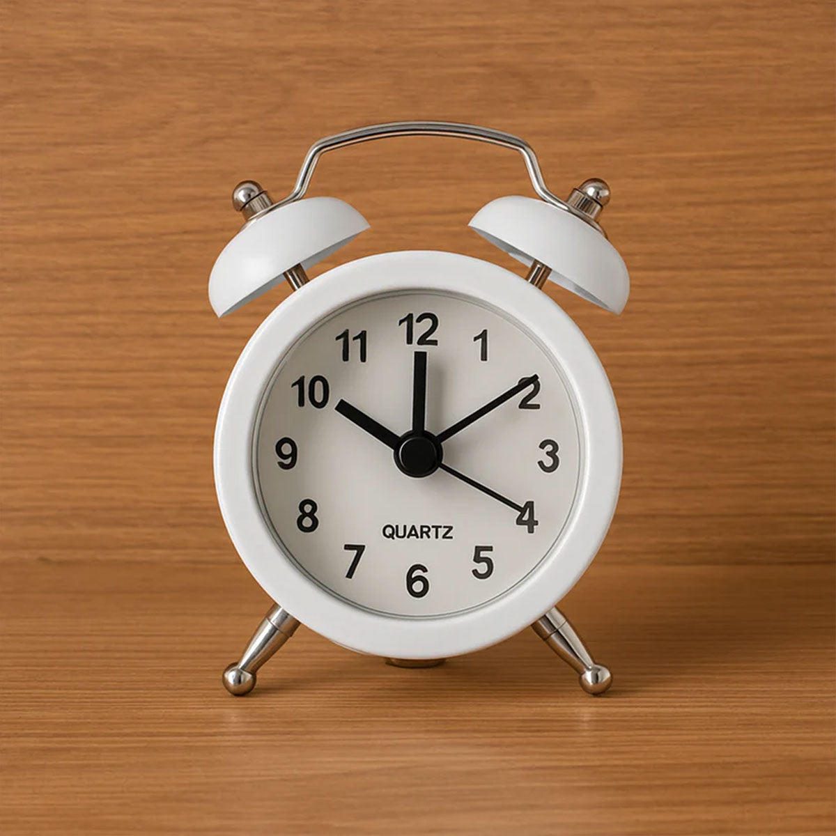 TM0044 Small Twin-Bell Analog Alarm Clock - (1 Pc)