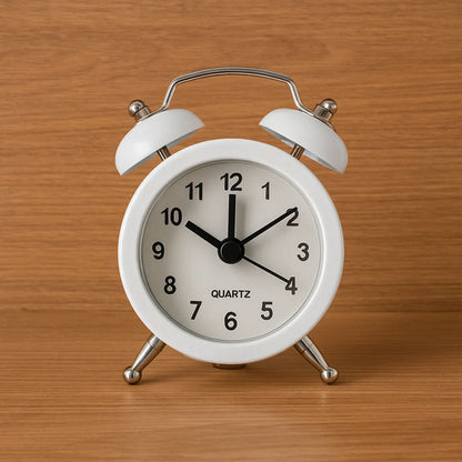 TM0044 Small Twin-Bell Analog Alarm Clock - (1 Pc)