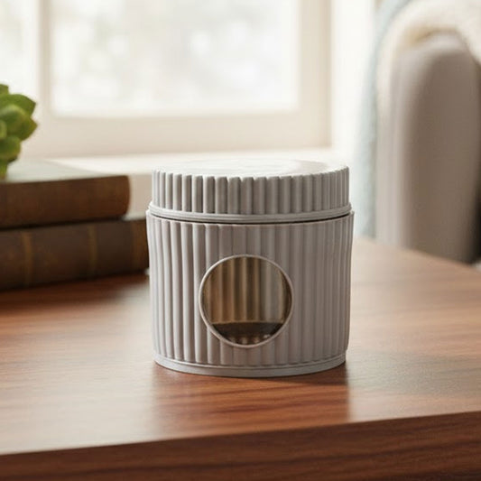 TM0073 Mix Cashew & Duostore Jar with Airtight Ribbed Lid - 1pc