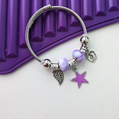 AM1121 Purple Star Enchantment Bracelet
