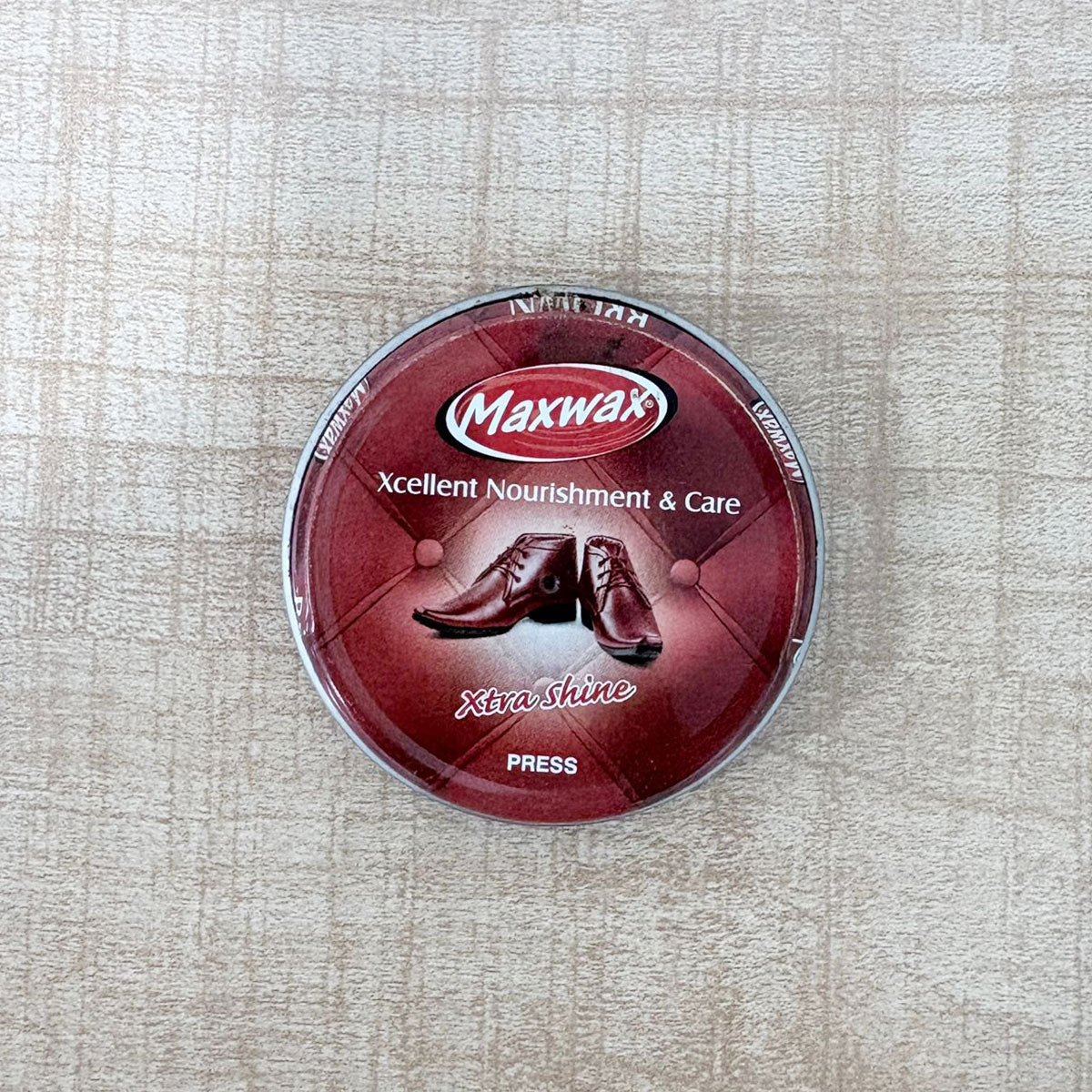 AM6495 Maxwax Xtra Shine Paste Shoe Polish - Brown (15g)
