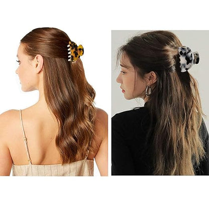 AM1020 Acrylic Hair Claw Clips for Girls & Women - 1 Pcs