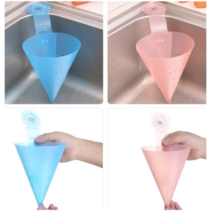 10623 Multipurpose Hanging Sink Corner Strainer with Suction Cup (1 Pc)