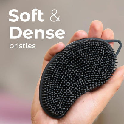 AM6488  2 in 1 Silicone Body Scrubber & Scalp Massager - 1pc