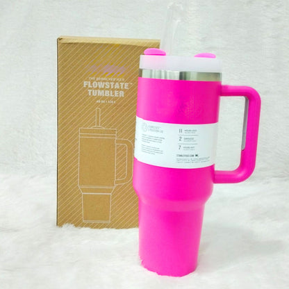 AM6259 Vibrant Insulated Flowstate Tumbler with Handle & Straw – Premium Quality