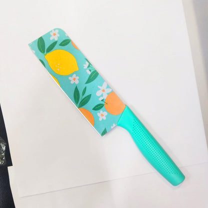 AM5667 Stainless Steel Large Knife Color Printed , Chef's & Cleaver Kitchen Knife