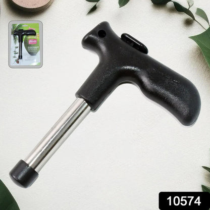 10574 Supermom Coconut Opener Tool with Ergonomic Handle (1 Pc)