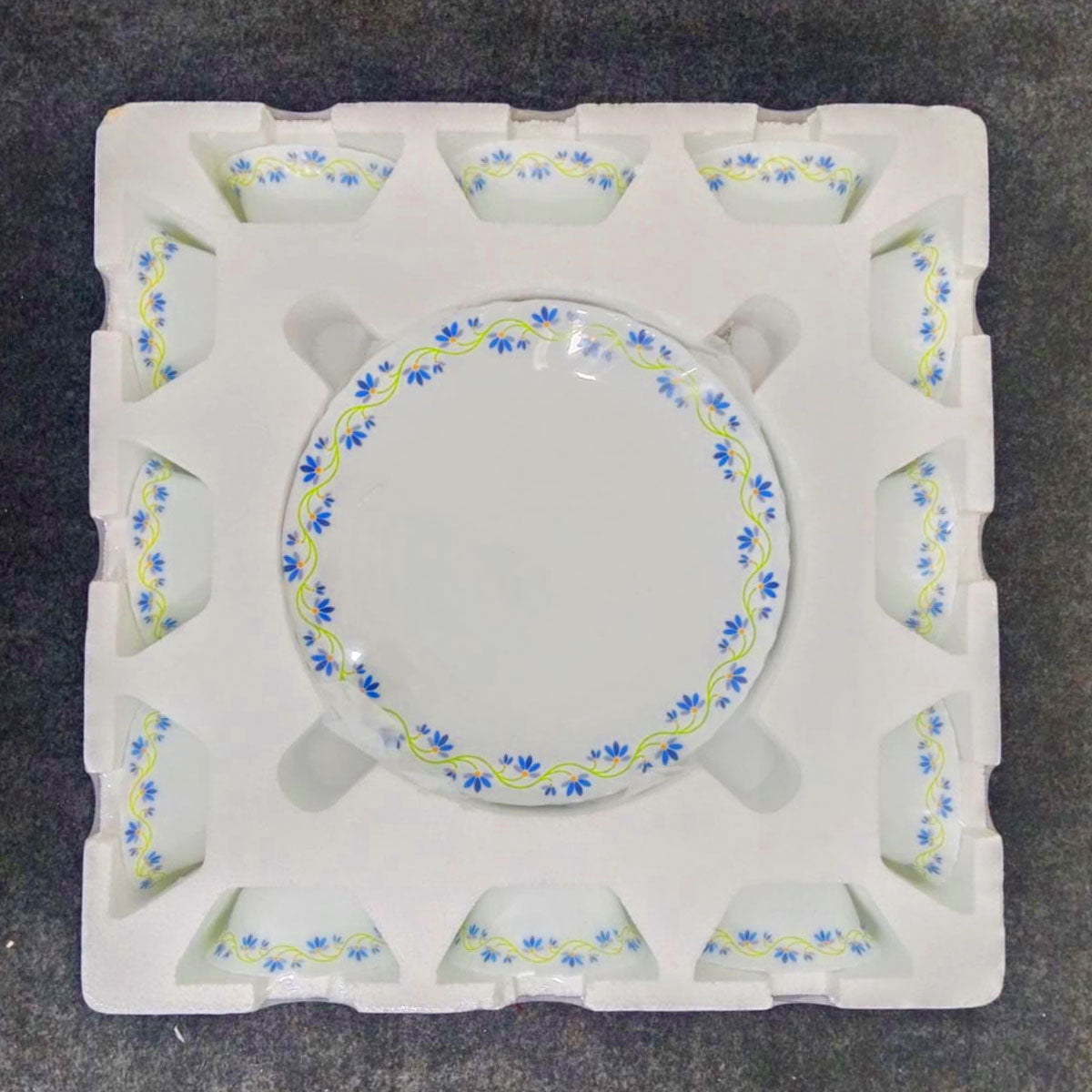 Di0227 Cello Imperial King Thali Set – 18 Pcs - Designer Crockery Dinner Plates & Bowls