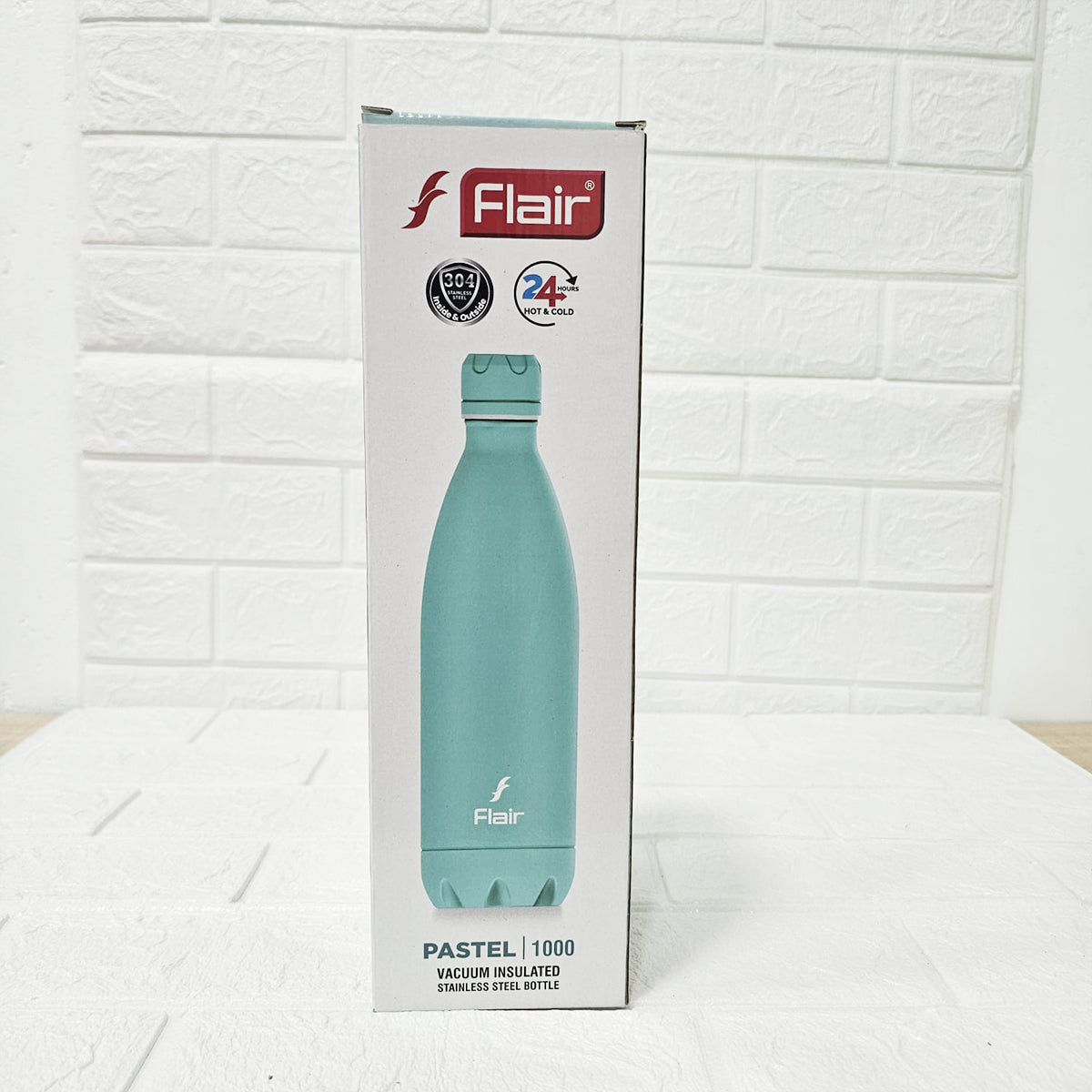 Di0027 Flair Pastel Vacuum Insulated Stainless Steel Bottle – 1000 ml