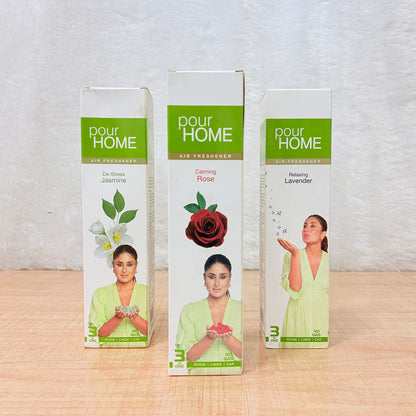 AM6517 Pour Home 250 ml No Gas Air Freshener Spray - Mix Flavour (Pack of 1)