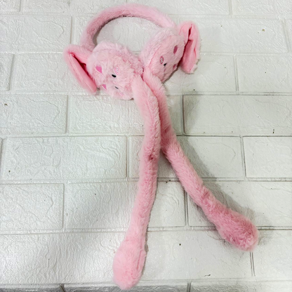 AM6288 Cute Rabbit Plush Earmuffs for Winter