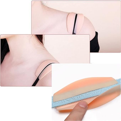 AM6864 Silicone Bra Strap Comfort Pads – 1 Pair Non-Slip Shoulder Cushions