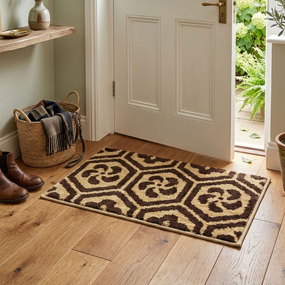 AM7079 Mix Jacquard Premium & Floral Microfiber Doormate - 40x60cm