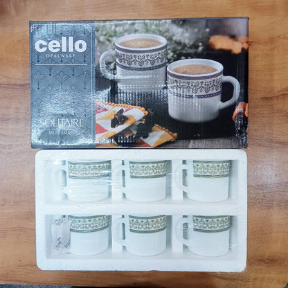 AM5673 Cello Solitaire Premium Multi-Design Mug 10cl - 6pcs set