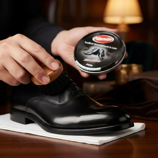 AM6496 Maxwax Xtra Shine Paste Shoe Polish - Black (15g)