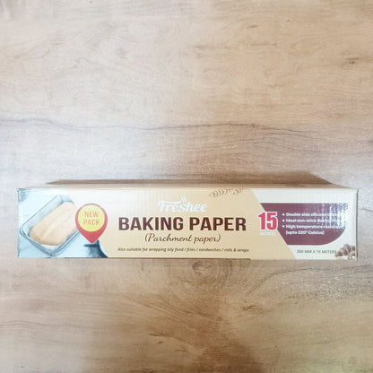 AM5743 Freshee Baking Paper Food Wraping 15 Meter Parchment Roll (Pack of 1)