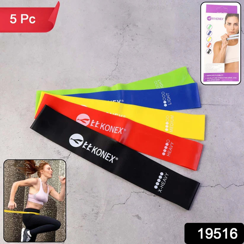 19516 Resistance Loop Exercise Bands (5 Pc)