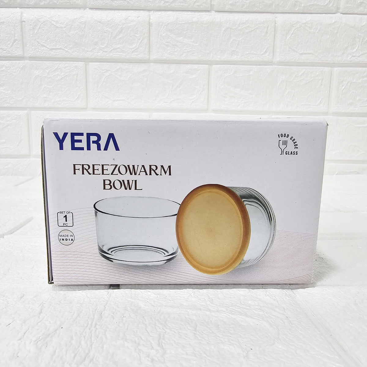 Di0023 Yera Freezowarm Glass Bowl With Lid - 785ml (Each)