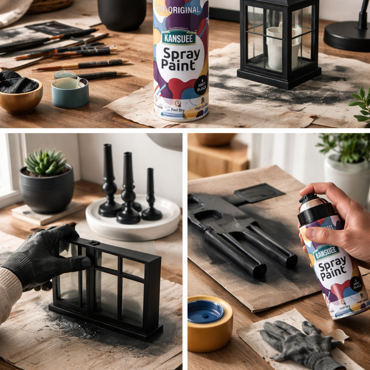 AM7192 Kansuee Premium Spray Paint - Mattblack