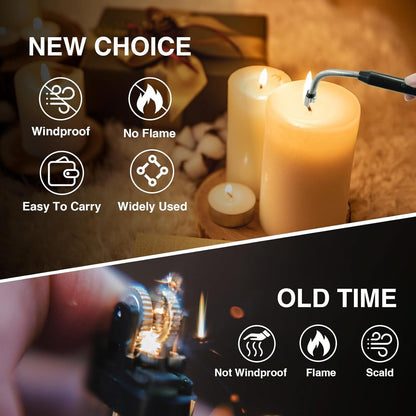 AM7156 Electric Arc Gas Lighter Rechargeable For Kitchen