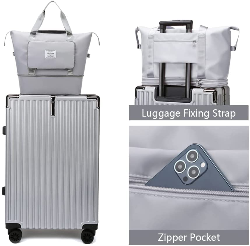 3792 Foldable Polyester Travel Duffel Bag