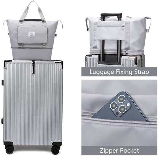 3792 Foldable Polyester Travel Duffel Bag