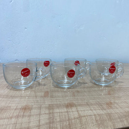 AM5976 Karbon Transparent Tea Cup Set of 6 Pcs - 150 ml