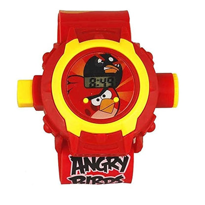 AM0306 Digital Angry Bird Unique 24 Images Projector Digital Super Hero Toy Watch for Kids